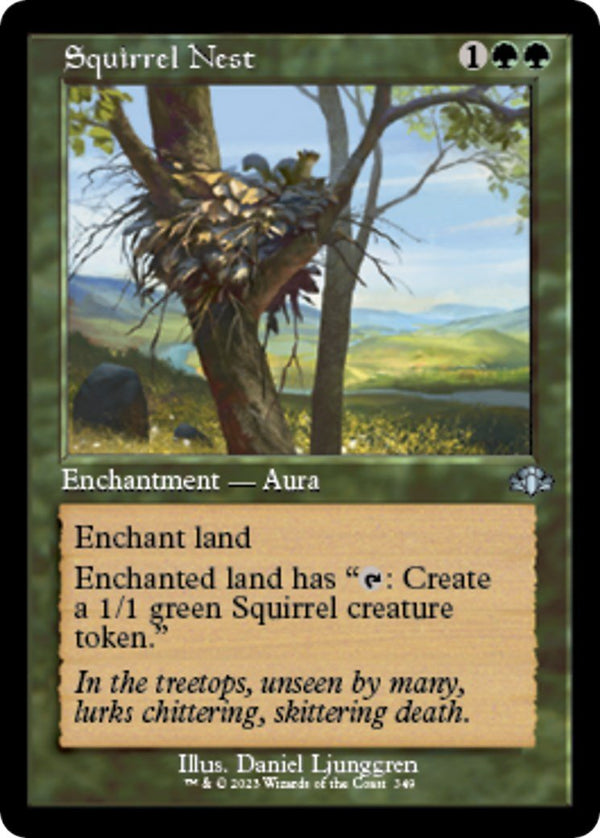 Squirrel Nest (Retro Frame) [DMR - 349] - Cartes Sportives Rive Sud