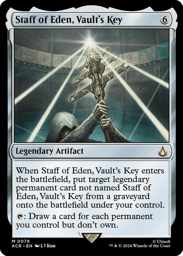 Staff of Eden, Vault's Key [ACR - 76] - Cartes Sportives Rive Sud