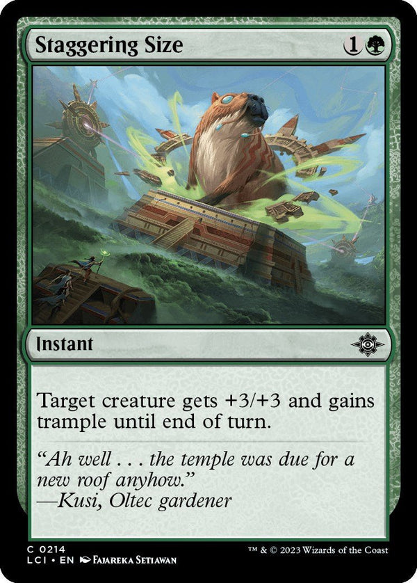 Staggering Size [LCI - 214] - Cartes Sportives Rive Sud