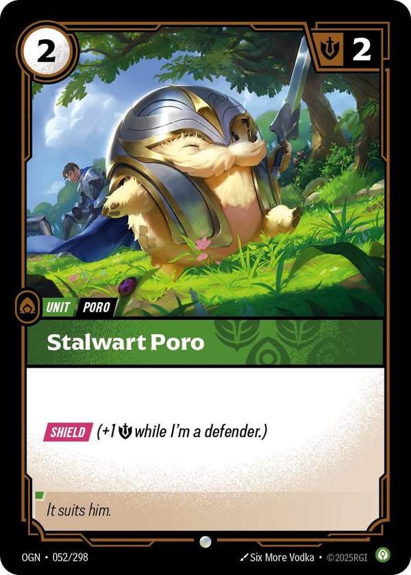Stalwart Poro [OGN - 052/298] - Cartes Sportives Rive Sud