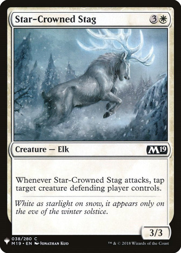 Star - Crowned Stag [LIST - 38] - Cartes Sportives Rive Sud