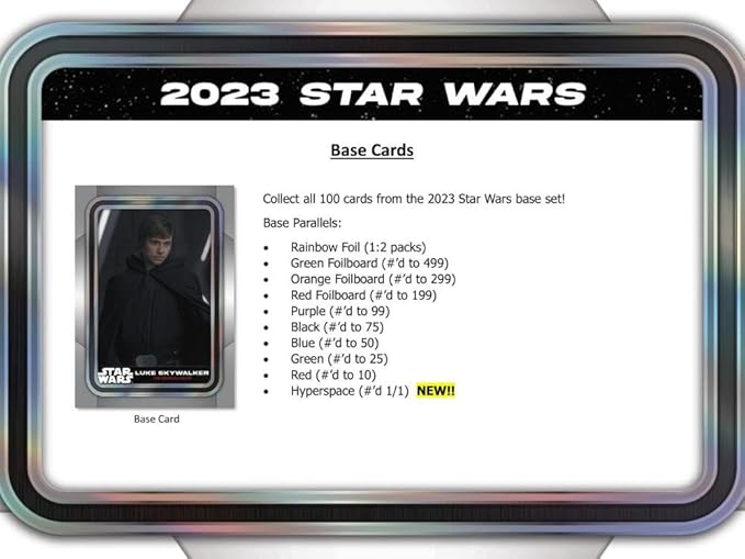 Star Wars 2023 - Cartes Sportives Rive Sud