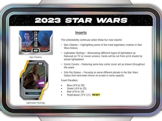 Star Wars 2023 - Cartes Sportives Rive Sud