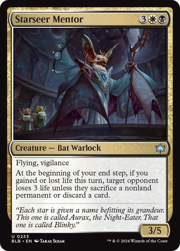 Starseer Mentor [BLB - 233] - Cartes Sportives Rive Sud