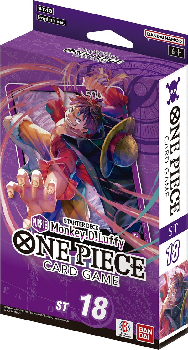 STARTER DECK - Purple Monkey.D.Luffy - [ST - 18] - Cartes Sportives Rive Sud