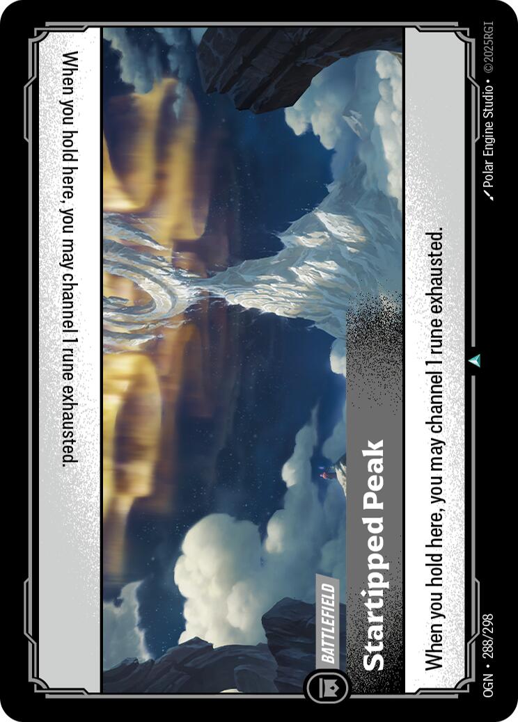 Startipped Peak [OGN - 288/298] - Cartes Sportives Rive Sud