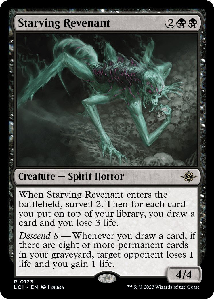Starving Revenant [LCI - 123] - Cartes Sportives Rive Sud