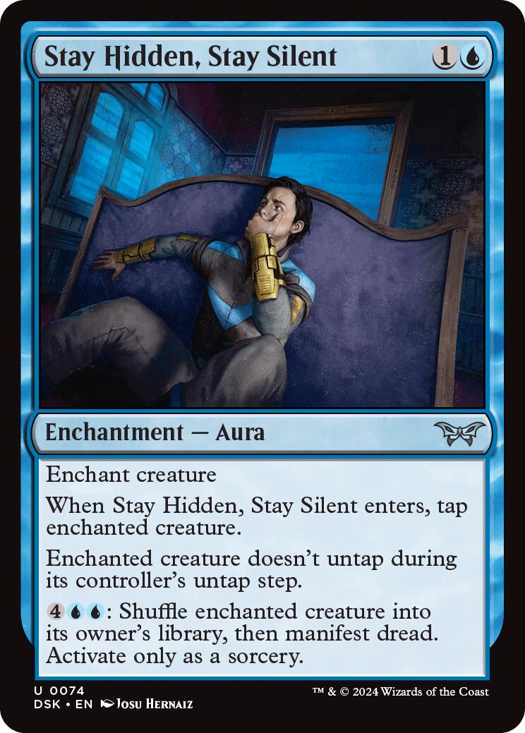 Stay Hidden, Stay Silent (0074) [DSK - 74] - Cartes Sportives Rive Sud