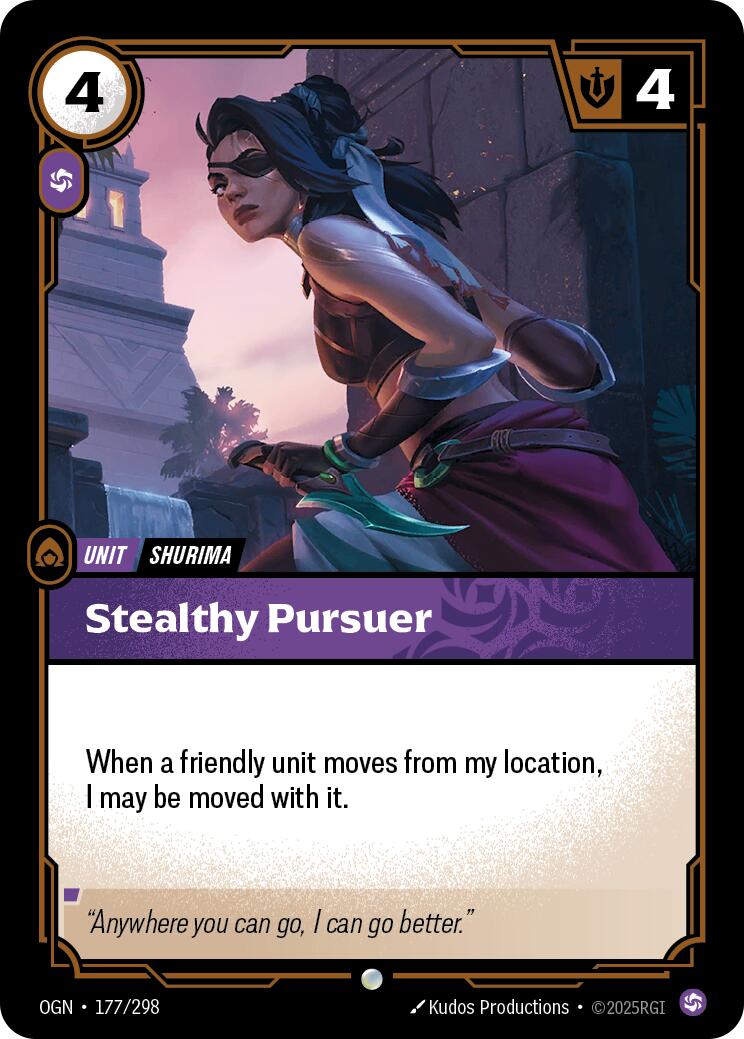 Stealthy Pursuer [OGN - 177/298] - Cartes Sportives Rive Sud