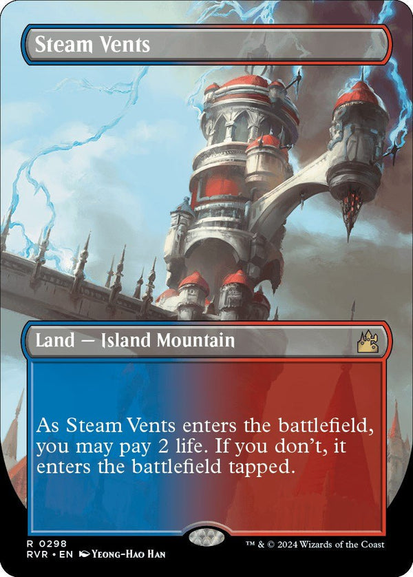 Steam Vents (Borderless) [RVR - 298] - Cartes Sportives Rive Sud