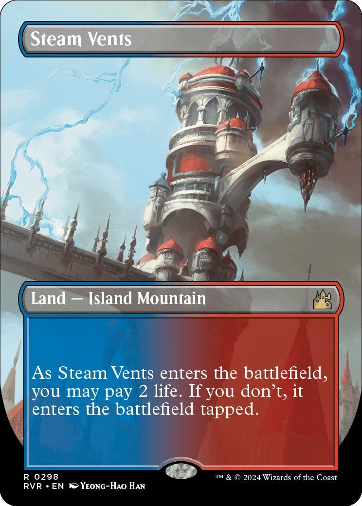 Steam Vents (Borderless) [RVR - 298] - Cartes Sportives Rive Sud