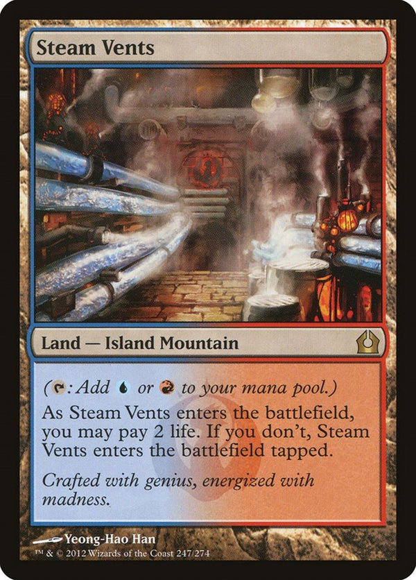 Steam Vents [RTR - 247] - Cartes Sportives Rive Sud