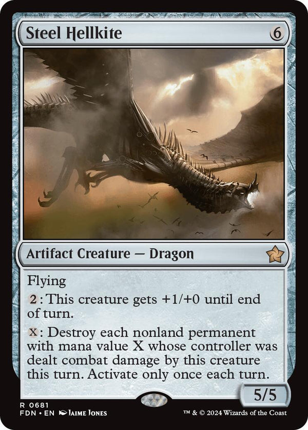 Steel Hellkite [FDN - 681] - Cartes Sportives Rive Sud