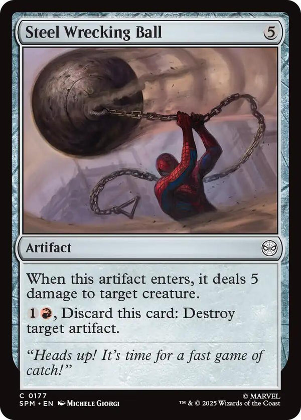 Steel Wrecking Ball [SPM - 177] - Cartes Sportives Rive Sud