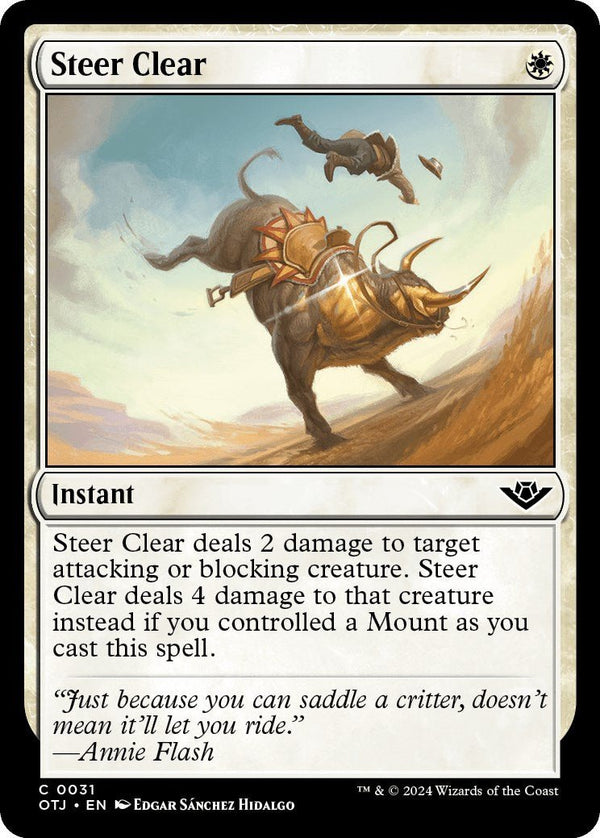 Steer Clear [OTJ - 31] - Cartes Sportives Rive Sud