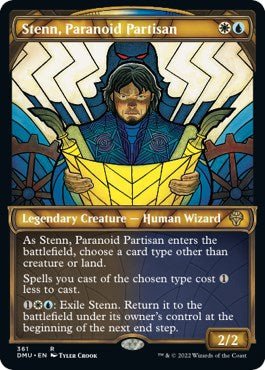 Stenn, Paranoid Partisan (Textured Foil) [DMU - 361] - Cartes Sportives Rive Sud