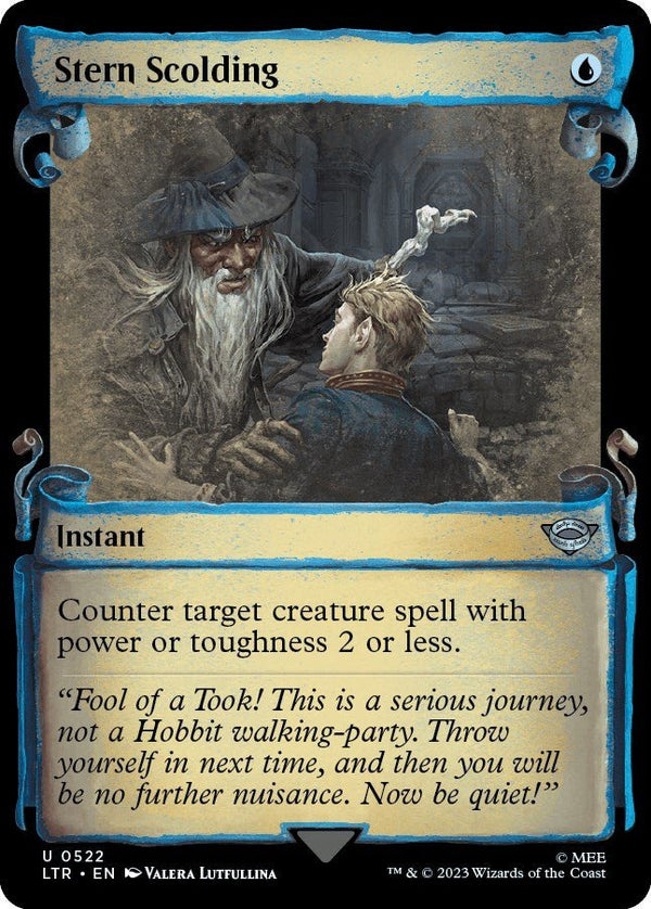 Stern Scolding (Showcase Scrolls) [LTR - 522] - Cartes Sportives Rive Sud