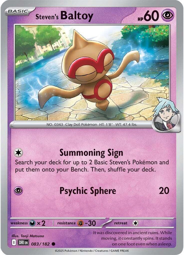 Steven's Baltoy [DRI - 083/182] - Cartes Sportives Rive Sud