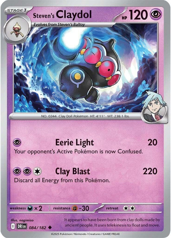 Steven's Claydol [DRI - 084/182] - Cartes Sportives Rive Sud