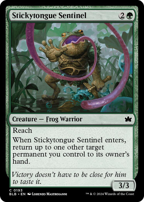 Stickytongue Sentinel [BLB - 193] - Cartes Sportives Rive Sud