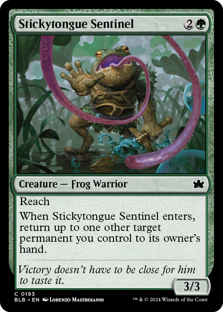 Stickytongue Sentinel [BLB - 193] - Cartes Sportives Rive Sud