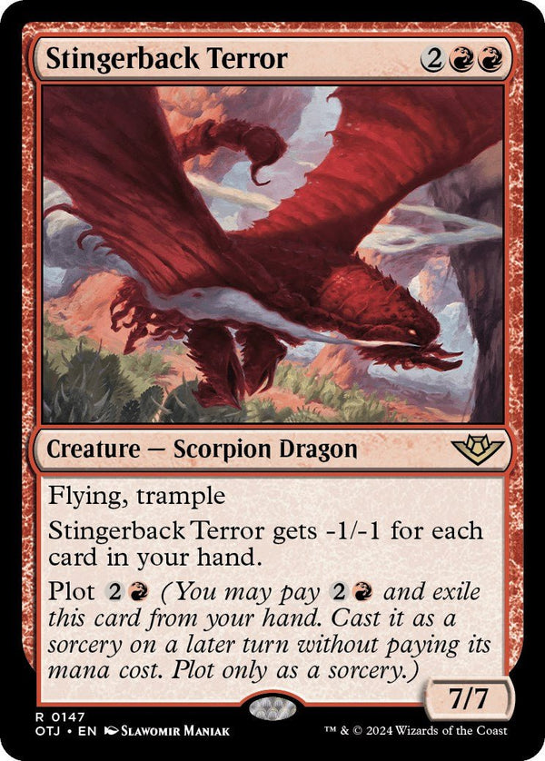 Stingerback Terror [OTJ - 147] - Cartes Sportives Rive Sud