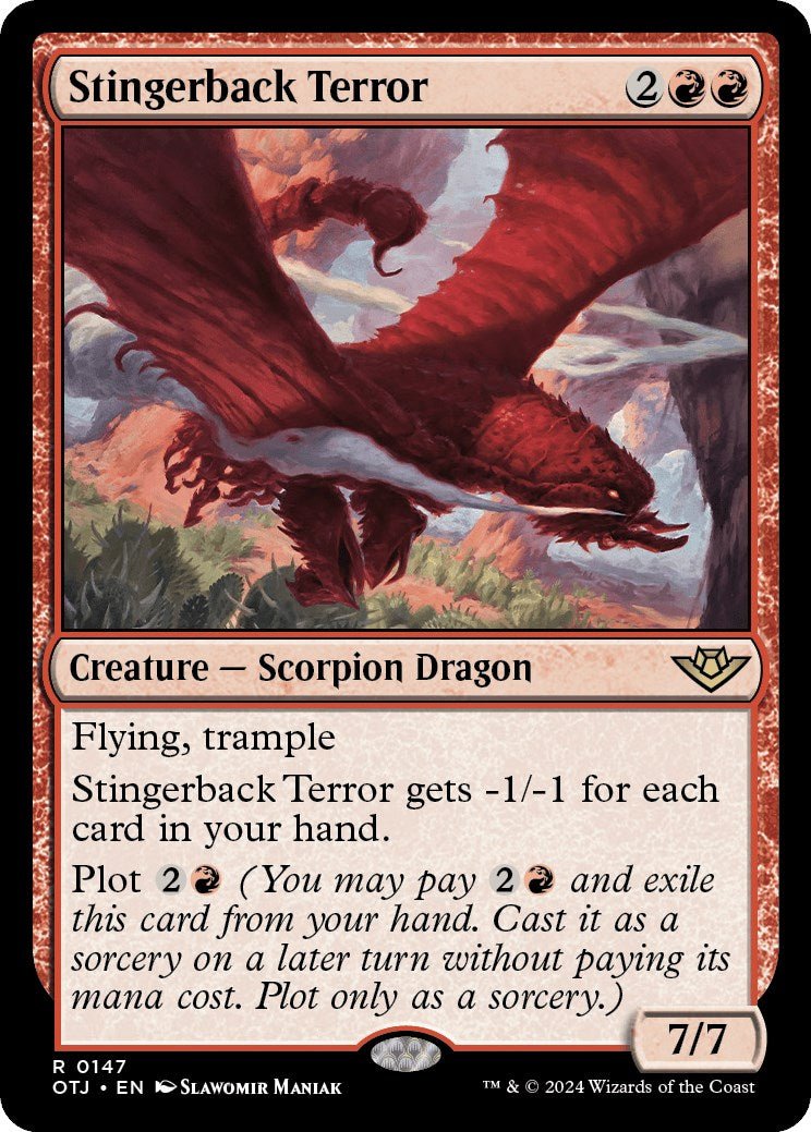 Stingerback Terror [OTJ - 147] - Cartes Sportives Rive Sud
