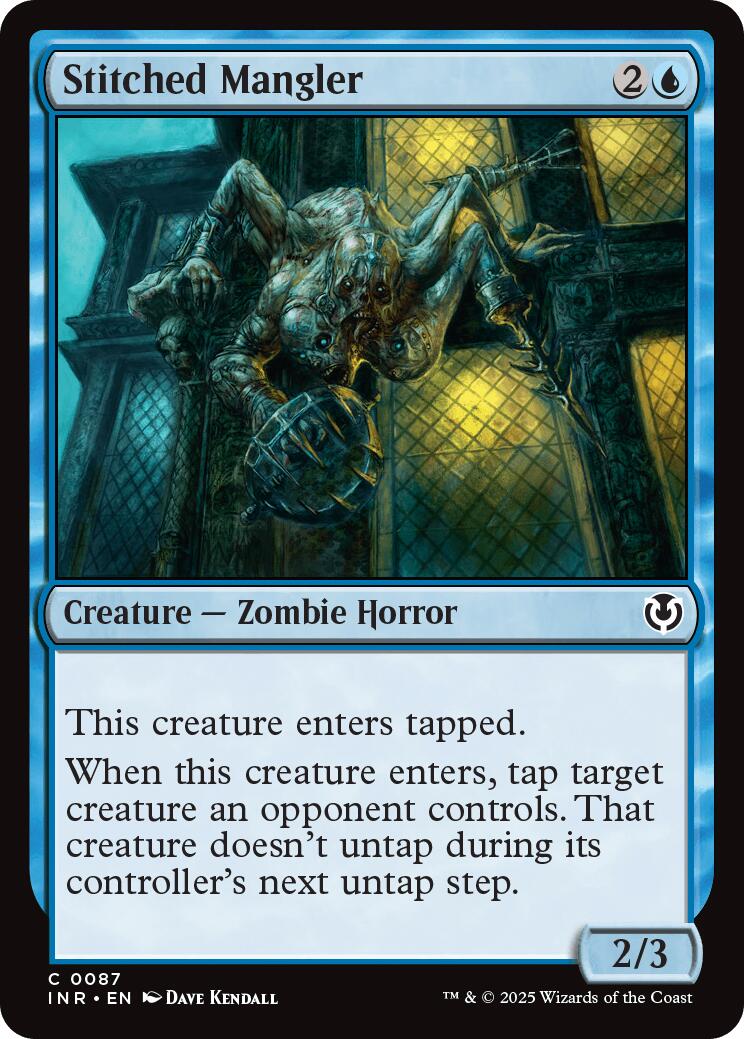 Stitched Mangler [INR - 87] - Cartes Sportives Rive Sud