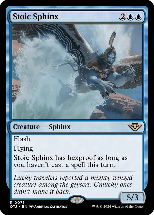 Stoic Sphinx [OTJ - 71] - Cartes Sportives Rive Sud