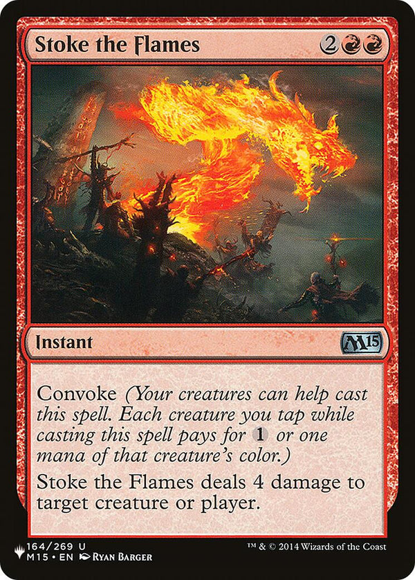 Stoke the Flames [LIST - 164/269] - Cartes Sportives Rive Sud