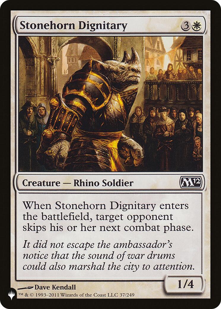 Stonehorn Dignitary [LIST - 37/249] - Cartes Sportives Rive Sud