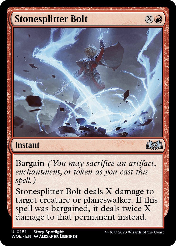 Stonesplitter Bolt [WOE - 151] - Cartes Sportives Rive Sud