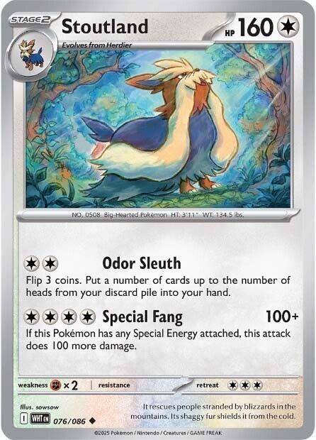 Stoutland [WHT - 076/086] - Cartes Sportives Rive Sud