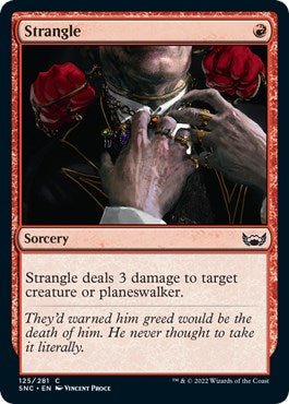 Strangle [SNC - 125] - Cartes Sportives Rive Sud