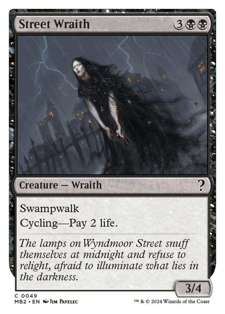 Street Wraith (White Border) [MB2 - 49] - Cartes Sportives Rive Sud