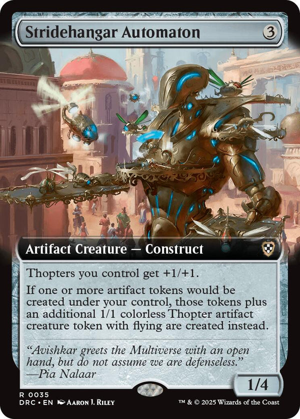 Stridehangar Automaton (Extended Art) [DRC - 35] - Cartes Sportives Rive Sud