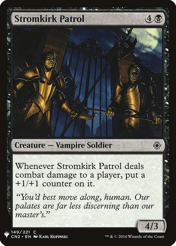 Stromkirk Patrol [LIST - 149] - Cartes Sportives Rive Sud