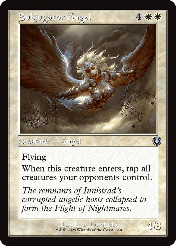 Subjugator Angel (Retro Frame) [INR - 350] - Cartes Sportives Rive Sud
