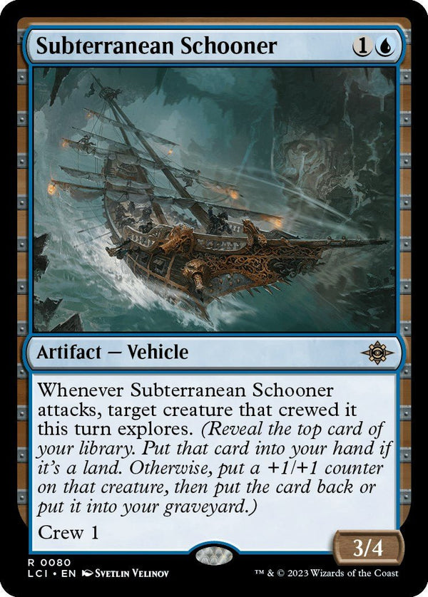 Subterranean Schooner [LCI - 80] - Cartes Sportives Rive Sud
