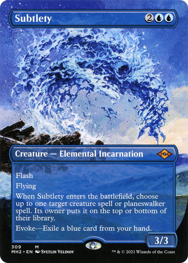 Subtlety (Borderless) [MH2 - 309] - Cartes Sportives Rive Sud