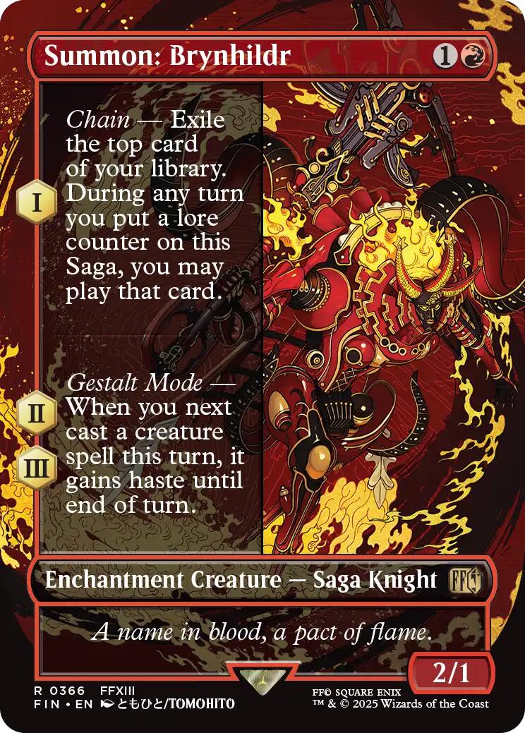 Summon: Brynhildr (Borderless) [FIN - 366] - Cartes Sportives Rive Sud