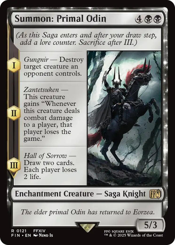 Summon: Primal Odin [FIN - 121] - Cartes Sportives Rive Sud