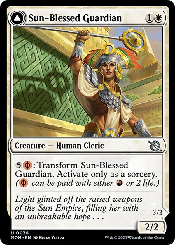 Sun - Blessed Guardian [MOM - 38] - Cartes Sportives Rive Sud