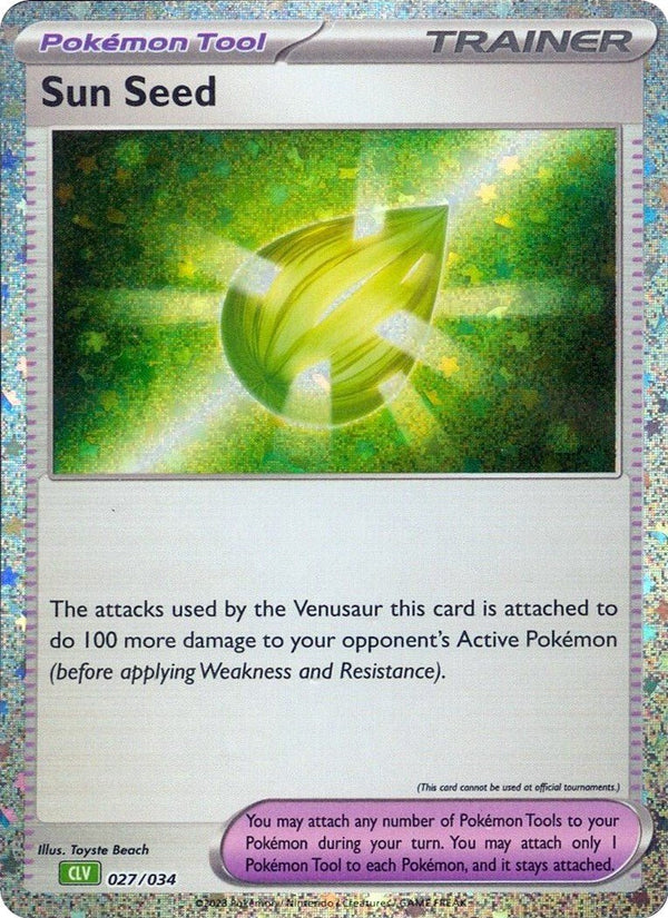 Sun Seed [CL - 027/034] - Cartes Sportives Rive Sud