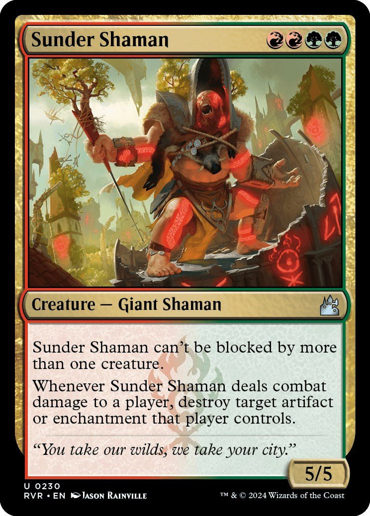 Sunder Shaman [RVR - 230] - Cartes Sportives Rive Sud