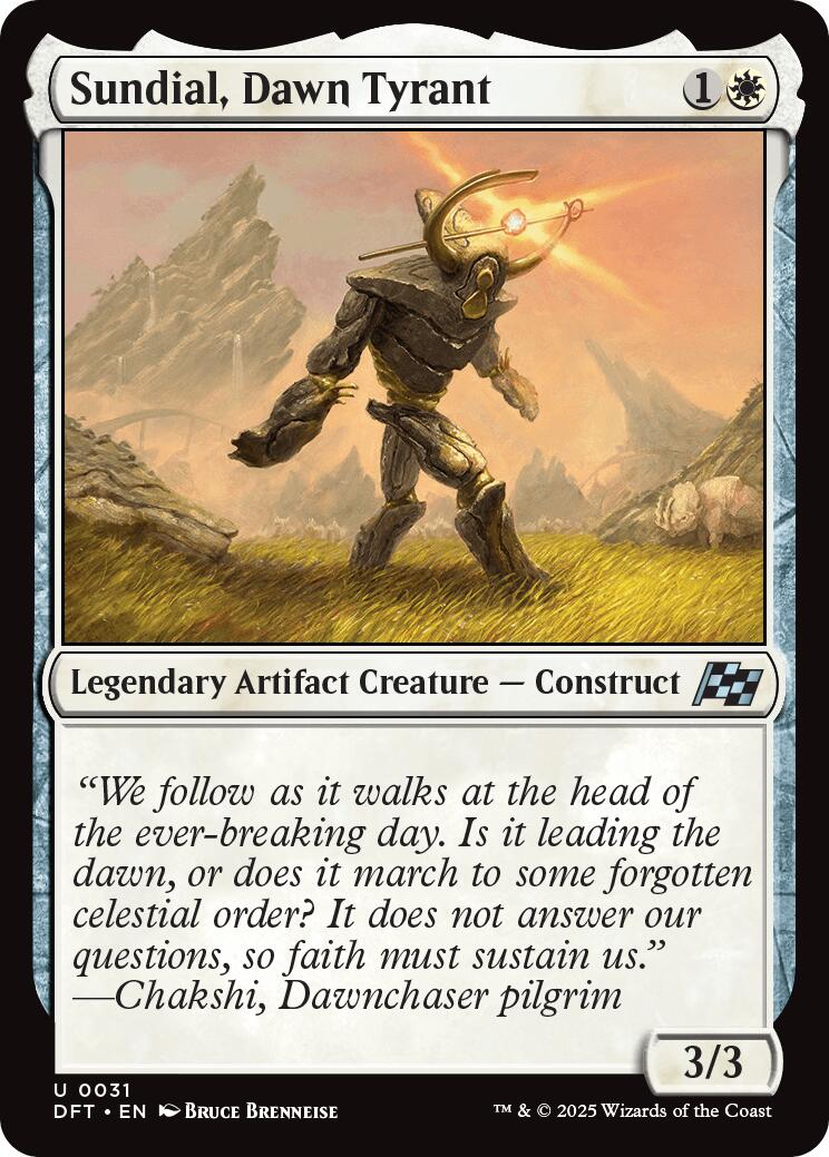 Sundial, Dawn Tyrant [DFT - 31] - Cartes Sportives Rive Sud