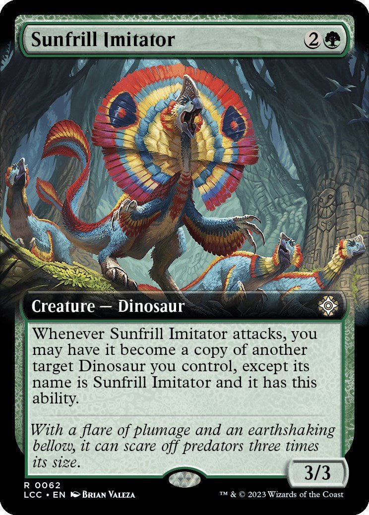 Sunfrill Imitator (Extended Art) [LCC - 62] - Cartes Sportives Rive Sud