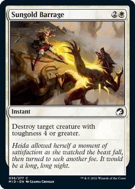 Sungold Barrage [MID - 36] - Cartes Sportives Rive Sud