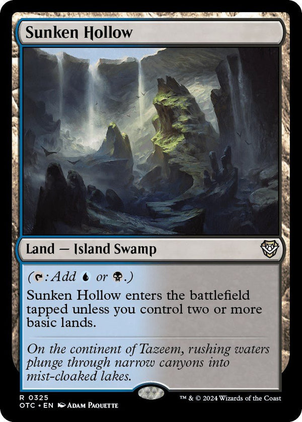 Sunken Hollow [OTC - 325] - Cartes Sportives Rive Sud