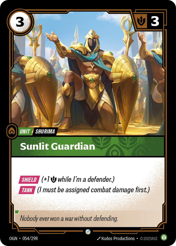 Sunlit Guardian [OGN - 054/298] - Cartes Sportives Rive Sud